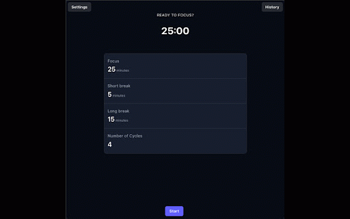 Orbits: Pomodoro assistant with planets :: Focus like a planet in orbit. Orbits is a lightweight Pomodoro timer with the solar system as your clock.