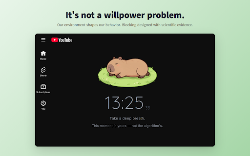 Scroll Detox: YouTube & Reddit Feed Blocker :: Block distracting content on YouTube and Reddit. Focus on what matters.