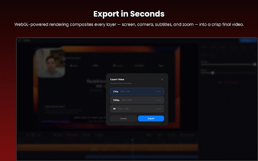 TinyRec :: Screen recorder with cursor tracking and auto-zoom — record and edit in TinyRec.