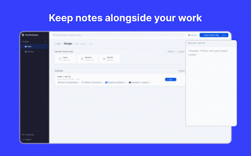 Tab Workspace :: Organize your browsing into folders, projects, and saved tab sessions.
