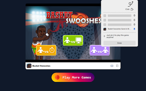 Basket Swooshes Game - Enjoy Free, Competitive Basketball Action! :: Master your shot in Basket Swooshes—ultimate basketball fun, free and ad-free!