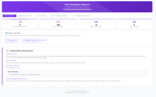 AI TestGenie - Salesforce :: Professional AI-powered test recorder