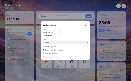 Arax - New Tab Dashboard :: A fast, customizable new tab dashboard with shortcuts, widgets, weather, and beautiful backgrounds.
