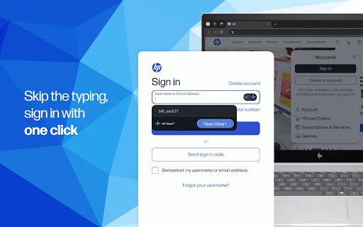 HP Omni :: HP Omni+ Password Manager extension provides secure, seamless password management built into your HP experience.