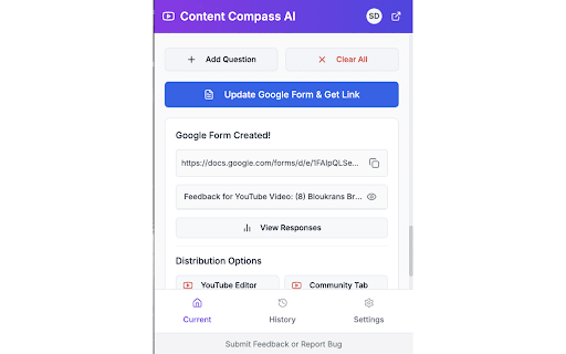Content Compass AI :: Unlock AI YouTube insights! Analyze comments (sentiment, topics, ideas) & create AI surveys in seconds.