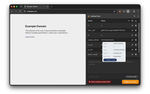 Cookies Pack :: Flexible extensions to control your cookies
