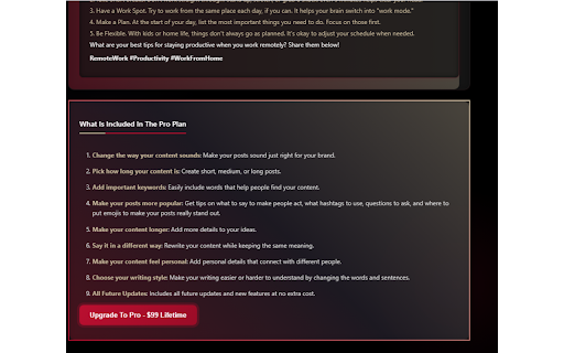 Linkedin Content Generator :: Create powerful LinkedIn posts in seconds.