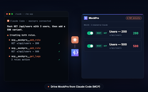 MockPro - API & Stream Mocker :: Professional API mocking for REST, SSE, and WebSocket. Intercept, mock, and debug network requests with ease.