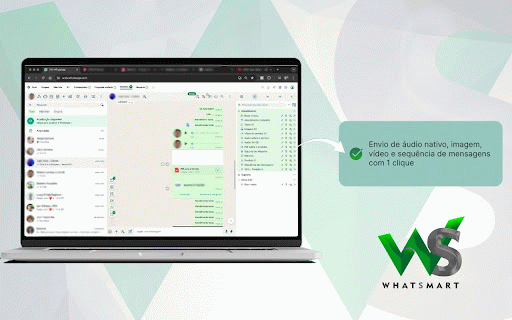 WhatSmart CRM | Seu Whatsapp Otimizado e Inteligente! :: Tenha controle total das conversas no WhatsApp Web e aumente a produtividade da sua empresa.