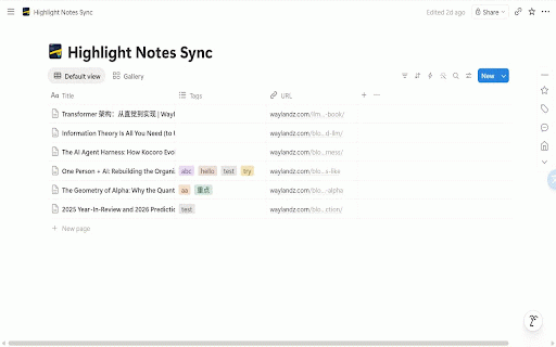 GlowNote - Web Highlighter & Annotator :: Highlight web text, add tagged notes, export notes, and sync them with WebDAV and Notion.