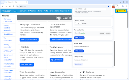 Refresh Monkey :: Advanced tab refresh scheduling and page change monitoring