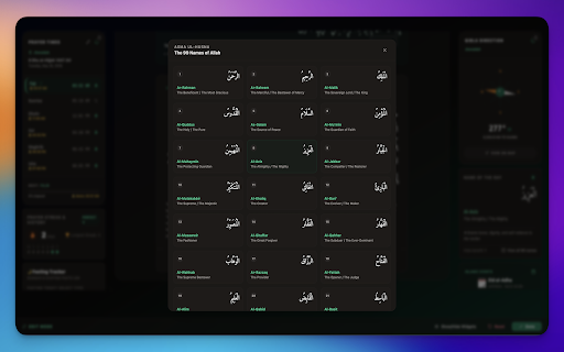 NoorTab - Islamic New Tab :: Transform every new tab into an Islamic companion - prayer times, Adhan reminders, Qibla compass, Adhkar, Quran bookmarks, and more.
