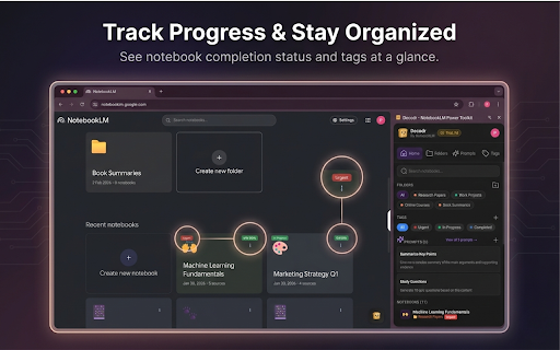 Decodr - NotebookLM Power Toolkit :: The ultimate power toolkit for NotebookLM - folders, tags, imports, exports, and more