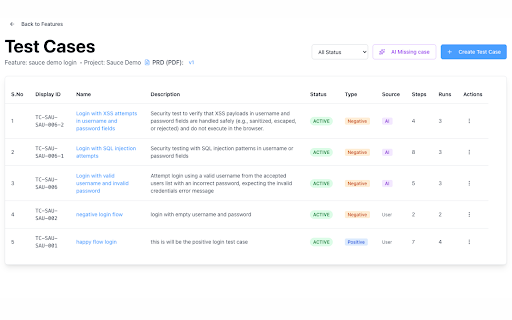 QualityKeeper Recorder :: Record user interactions for automated test case generation