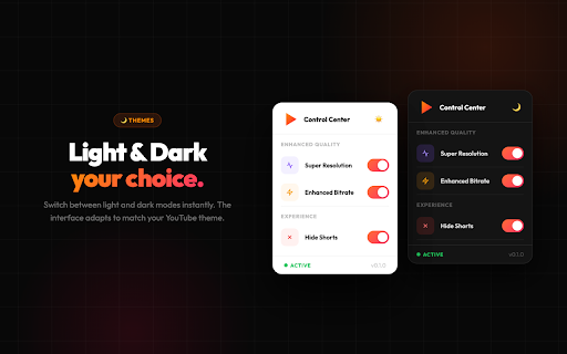 Youtube Control Center :: A powerful extension to control and enhance YouTube
