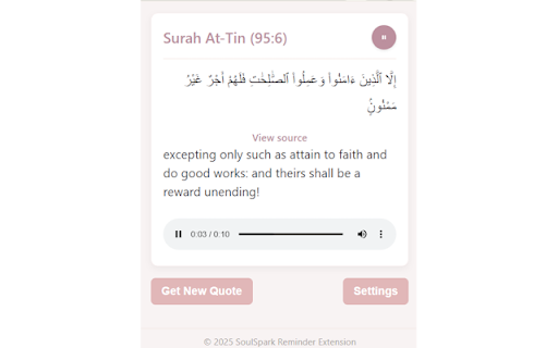 SoulSpark Reminder :: Receive uplifting quotes, encouragement, and words of wisdom throughout your day