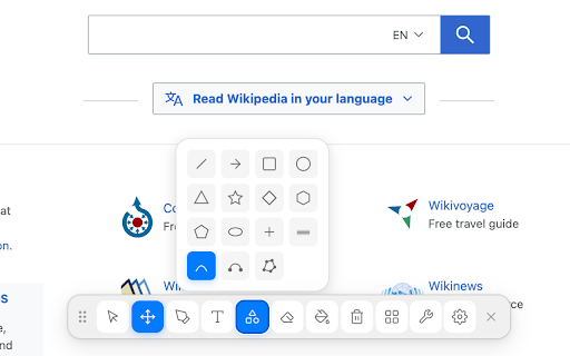 PagePen :: Draw, highlight, annotate and screenshot any webpage with freehand pen, shapes, text, notes and a color picker.