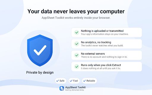 AppSheet Toolkit :: Extract AppSheet metadata and locally compare snapshots, analyze impact, review App Health, and generate technical documentation.