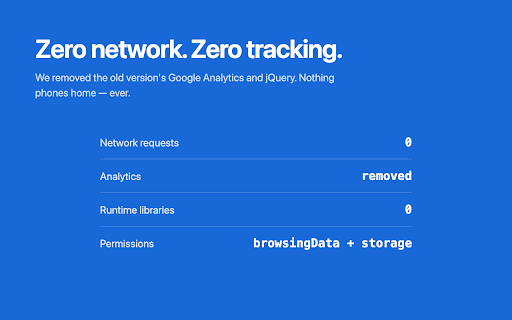 Clear Cache Shortcut — One-Click Cache Cleaner & Hotkey :: Clear the browser cache in one click, one hotkey, or one keyword. No popup, no new tab, no tracking.