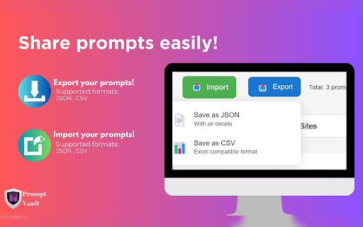 Prompt Vault :: Easily store, organize, and manage your AI prompts with advanced search, tagging, and support for ChatGPT, Claude, and more.