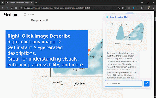 SmartSelect Ai :: AI-powered text selection tooltip for instant explanations, custom prompts, and search capabilities.