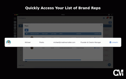 CM Hub Chrome Extension :: The CM Hub extension allows users to export LinkedIn Company & Profile data directly into CM Hub.