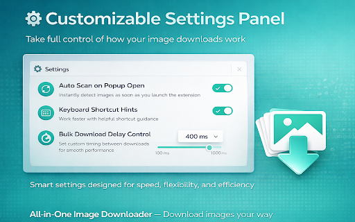 Image Downloader - All-in-One :: Image downloader for every webpage. Bulk download photos, CSS backgrounds, SVGs & lazy-loaded images. Preview & filter by size.