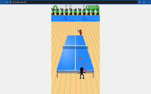 Stickman Ping Pong Game :: Stickman Ping Pong Game is a fast-paced table tennis game where you control a stickman, rallying and smashing to win matches!