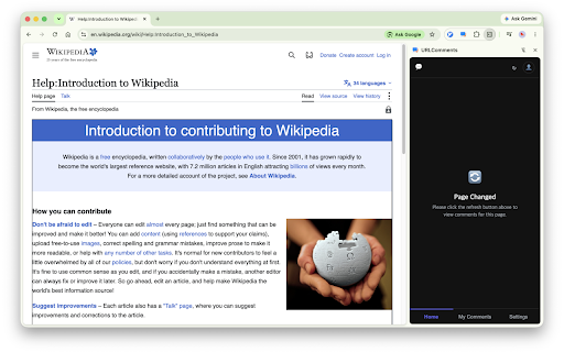 URLComments :: Discover and leave hidden comments on any URL. Like a treasure hunt for conversations that don't exist on the page itself.