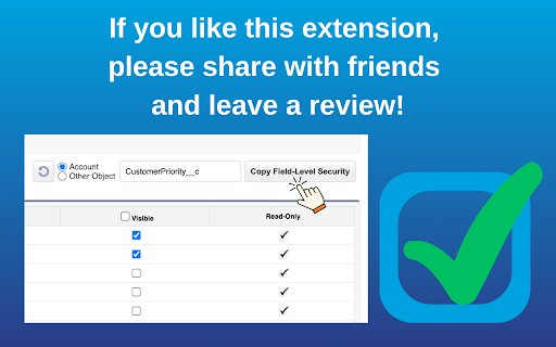 Salesforce FLS Permissions Copier :: Copies Field Level Security (FLS) permissions for all Profiles from one Salesforce field to the other.