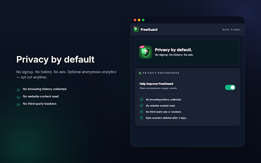 FreeGuard VPN · Stream Proxy :: Per-window HTTP/HTTPS proxy with user-agent, timezone & WebRTC controls. Free trial nodes + bring-your-own proxy.