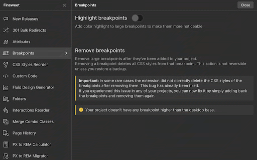 Finsweet Extension for Webflow :: A suite of F'in sweet tools to improve your Webflow development experience.