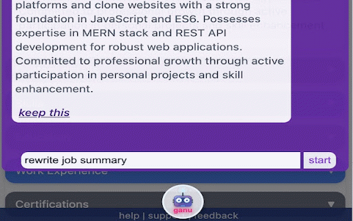 CV Simplify AI Resume Builder - Create Professional Resumes in Minutes :: The AI-powered Chrome extension for building winning resumes quickly.