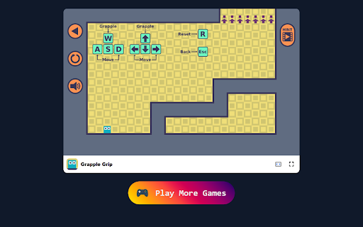 Grapple Grip Game - Swing Through Challenging Physics-Based Levels! :: Enjoy thrilling physics platforming with unique grappling in this free extension!