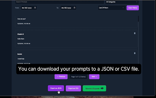 AI Prompt Manager :: Save and organize your ChatGPT, Claude AI, and Gemini prompts.