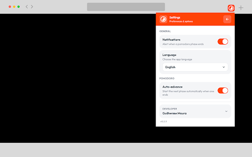 Pace: Stopwatch and Pomodoro :: Stopwatch, timer and pomodoro with auto-advance, phase alerts, and multi-language support.