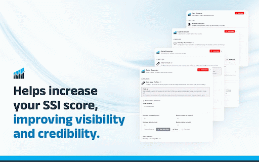 GainBooster – SSI Booster for LinkedIn :: Optimize your LinkedIn activity, boost SSI score, and strengthen professional connections effortlessly.