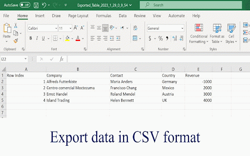 Tabulator! :: Tabulator extension allows extraction of any table in any website. You can export the table in CSV format, edit the table, set…