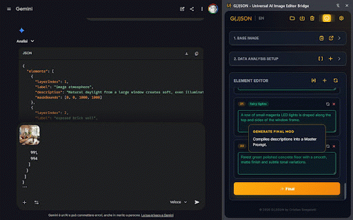 GJSON Bridge - Universal AI Image Editor :: GJSON Bridge: Premium Assistant for metadata parsing. Native Side Panel mode.
Global Version