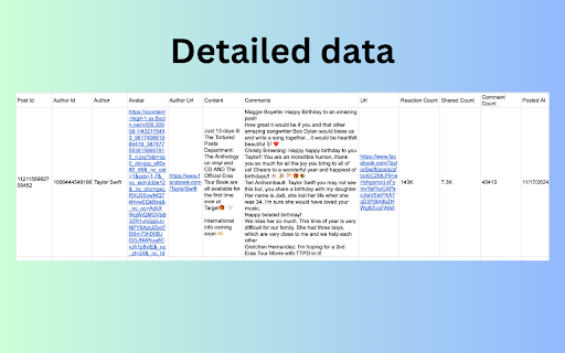 Posts Exporter For FB :: Download facebook group posts and comments from facebook group page and profile page.