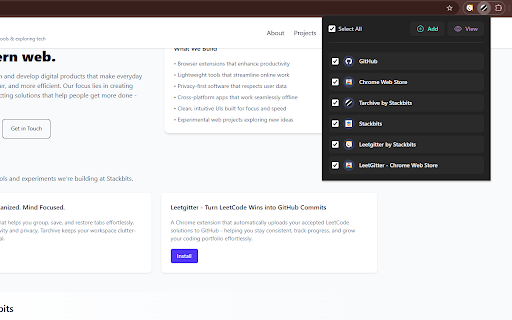 Tarchive - Group, Save, Reopen Tabs :: Save, restore, and manage tab sessions to keep your workspace organized and clutter-free.