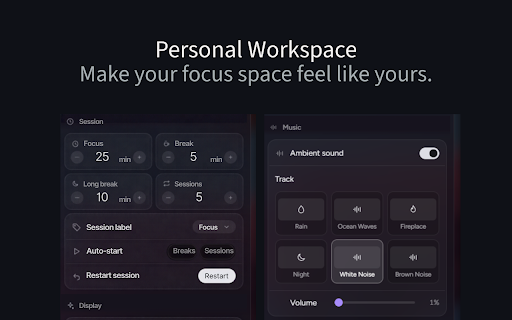 Momo - Study Timer & Focus New Tab :: A calming productivity new tab with a Pomodoro timer, website blocker, ambient sounds, YouTube Study Mode, and focus analytics.