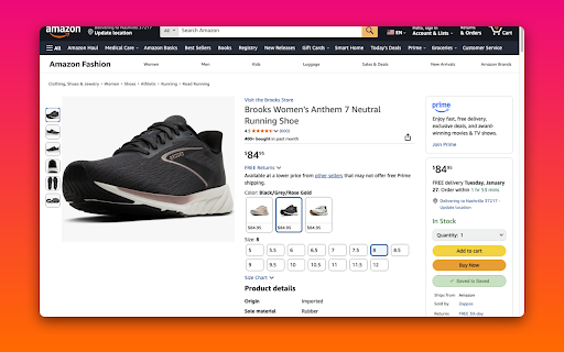 ShopCart :: Save Amazon products to custom lists