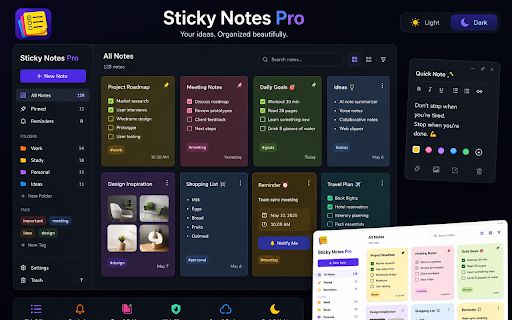 Sticky Notes Pro - Ultimate :: Professional sticky notes with voice notes, smart templates, and productivity features - all FREE!