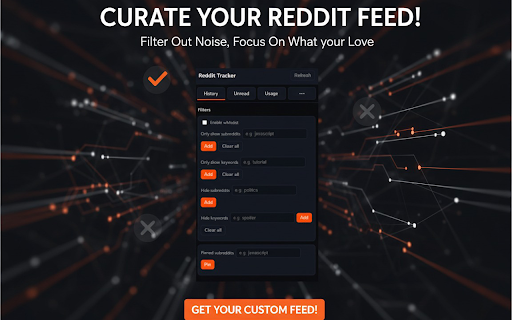 Reddit Sidebar Tracker :: Reddit sidebar: track viewed/unread & usage, foldered bookmarks, sub/keyword filters, smart capture with sensitive masking.