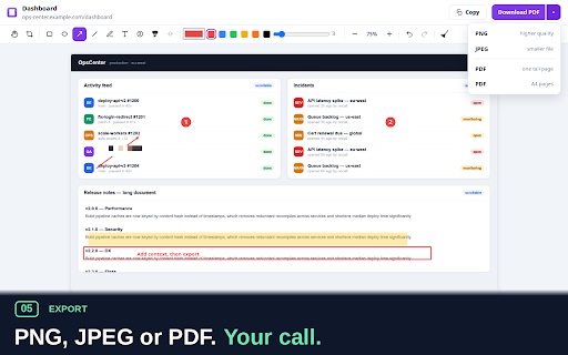 Scrolling Screenshot & Full Page Capture Tool :: Scrolling screenshot tool for entire pages or any scrollable element. Full page screen capture, annotate, crop and export.