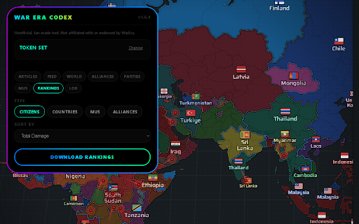 War Era Codex :: The ultimate War Era companion. Download articles, feeds, world maps, alliance data and more — without leaving the game.