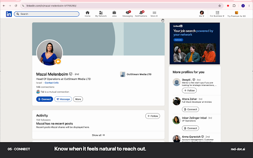 Reddot share your status :: Let people know what you are open to with one clear signal. Free, private, safe, and built for Chrome.