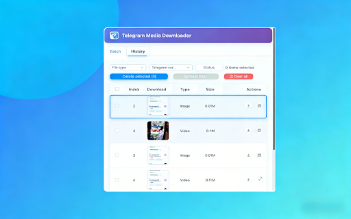 Telegram Media Downloader: TG Video Downloader - TG Download :: Save videos, images and audio files from Telegram Web. Supports single and batch downloads.