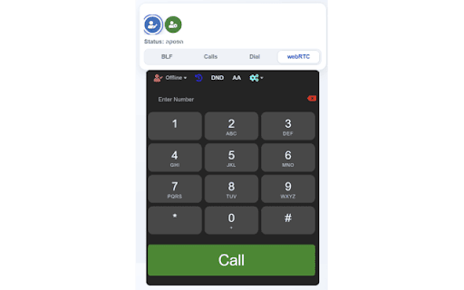 BlueBeNET PhoneBridge :: Unified calling platform: Click2Call, WebRTC, SIP, BLF monitoring, call management, and CRM integration—all in one extension.